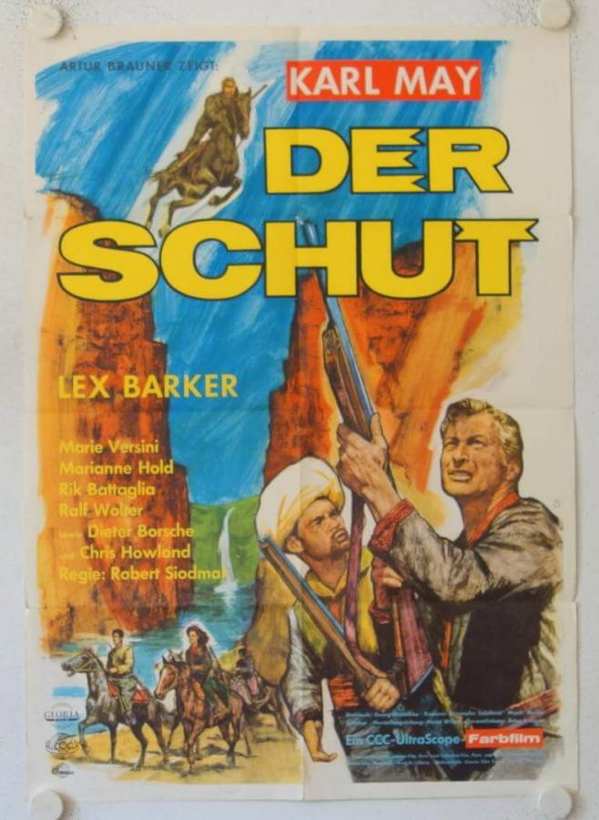 Karl May Der Schut originales deutsches Filmplakat